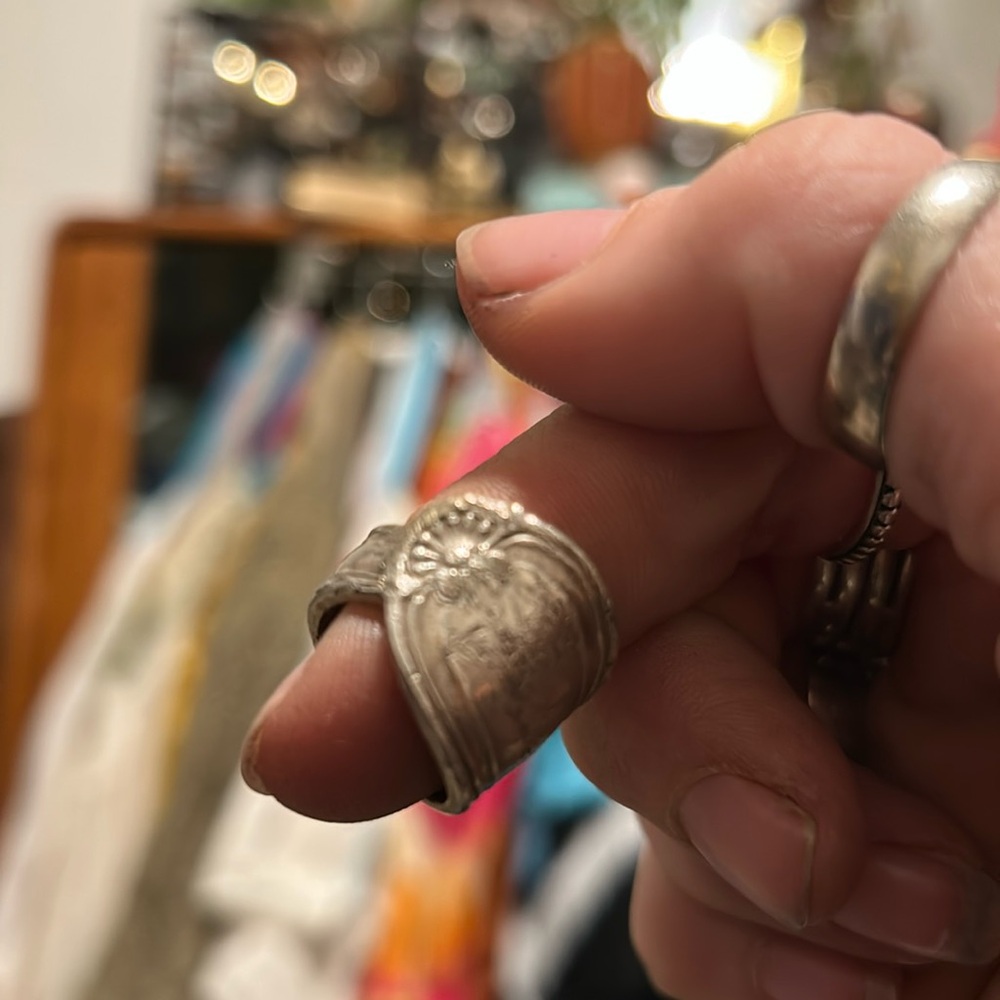 Antique Sterling Silver’ spoon Ring